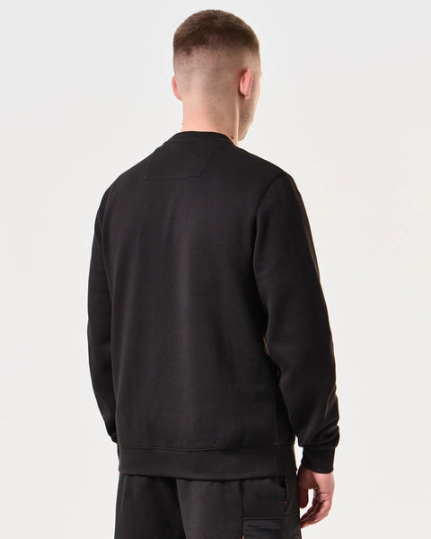 Weekend Offender Paraiso Technical Sweatshirt In Black