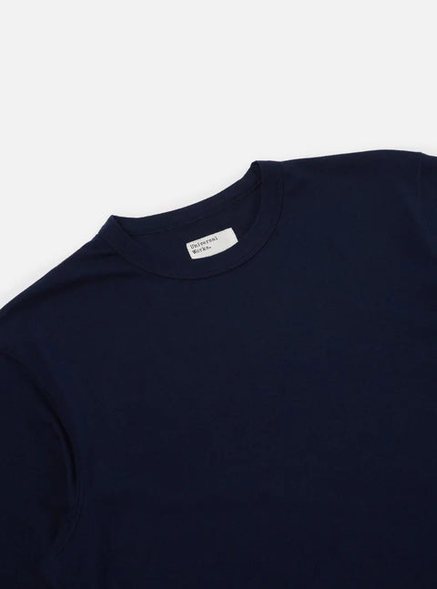 Universal Works 00022 Core Tee Single Jersey In Navy