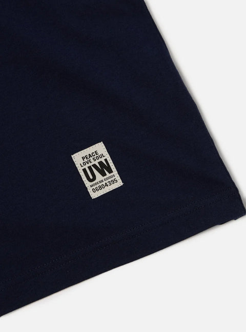 Universal Works 00022 Core Tee Single Jersey In Navy