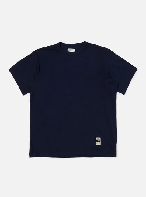 Universal Works 00022 Core Tee Single Jersey In Navy