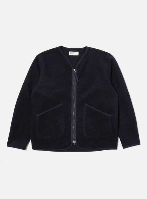 Universal Works 00020 Zip Liner Jacket In Navy