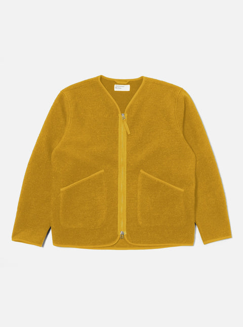 Universal Works 00020 Zip Liner Jacket In Yellow