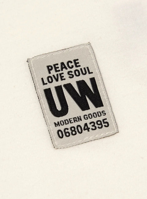 Universal Works 00022 Core Tee Single Jersey In Ecru