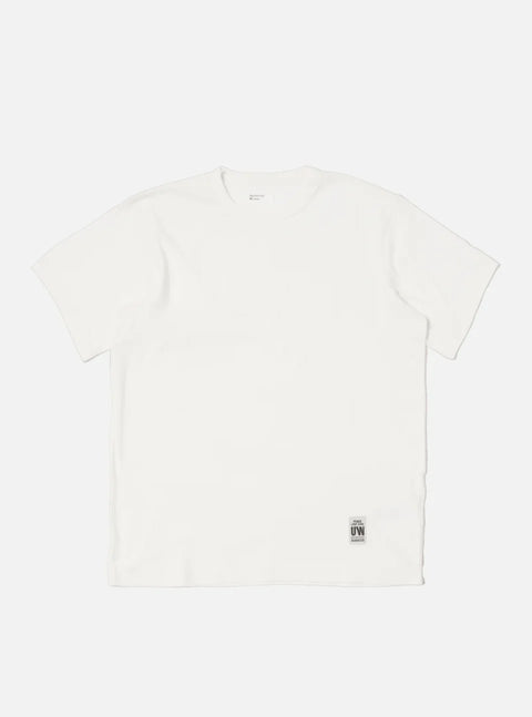 Universal Works 00022 Core Tee Single Jersey In Ecru