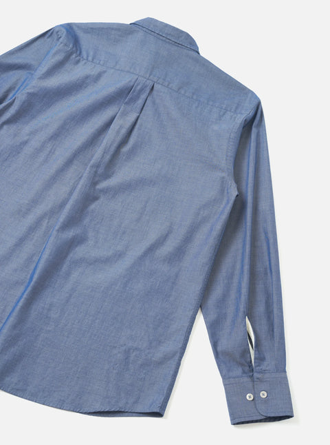 Universal Works 00029 Prince Chambray Daybrook Shirt In Indigo