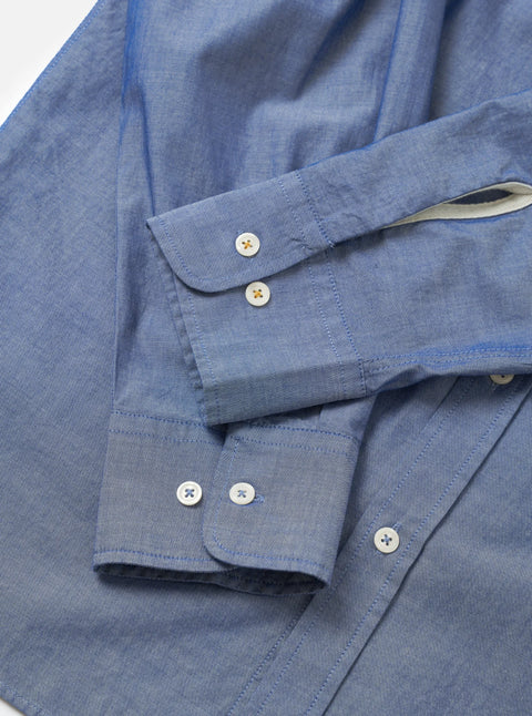 Universal Works 00029 Prince Chambray Daybrook Shirt In Indigo