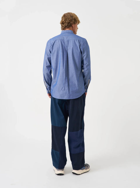 Universal Works 00029 Prince Chambray Daybrook Shirt In Indigo