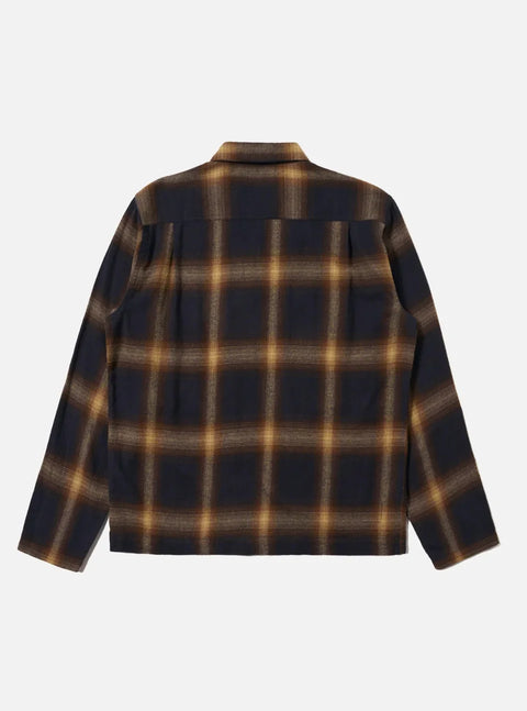 Universal Works 33172 Zip Shirt In Navy