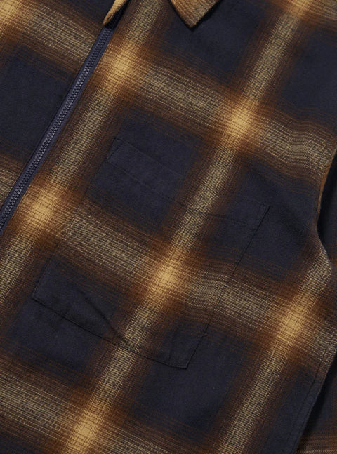 Universal Works 33172 Zip Shirt In Navy