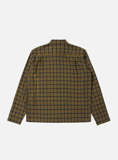 Universal Works 33559 Zip Shirt In Brown