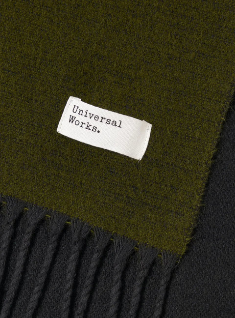 Universal Works 33640 Scarf In Green/Black