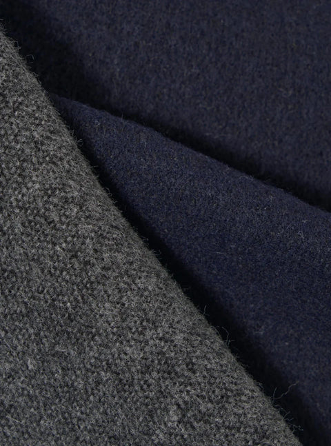Universal Works 33640 Scarf In Navy/Mid Grey