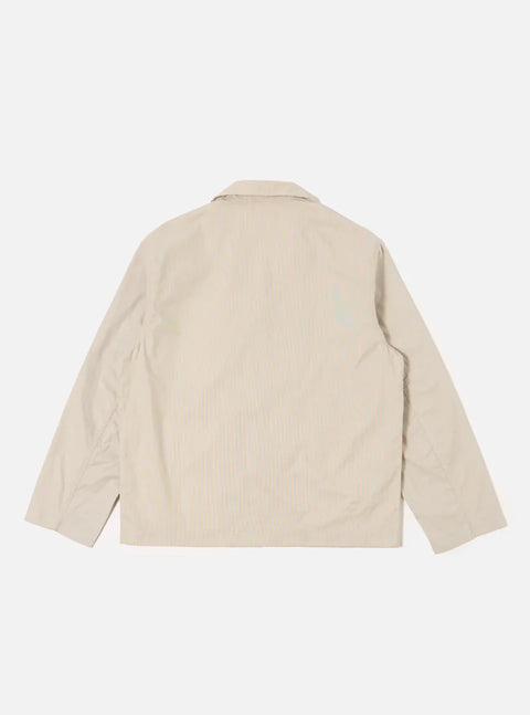 Universal Works 34225 Franck Jacket Kennedy Stripe In Brown