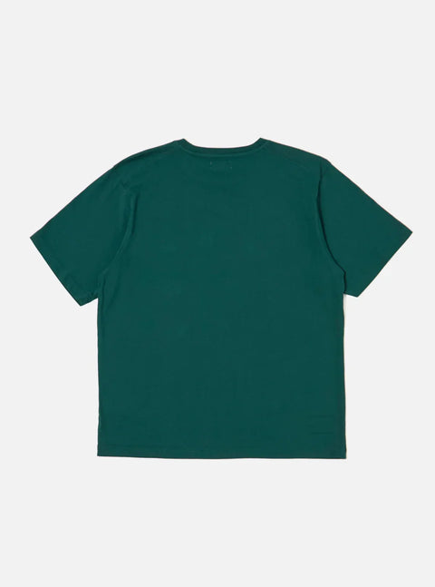 Universal Works 34637 Print Pocket Tee Organic Jersey In Green