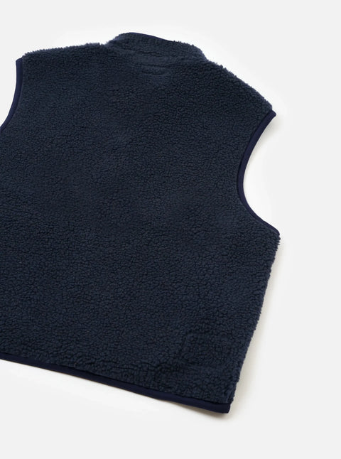 Universal Works 35664 Artic Fleece Hep Mountain Gilet In Navy