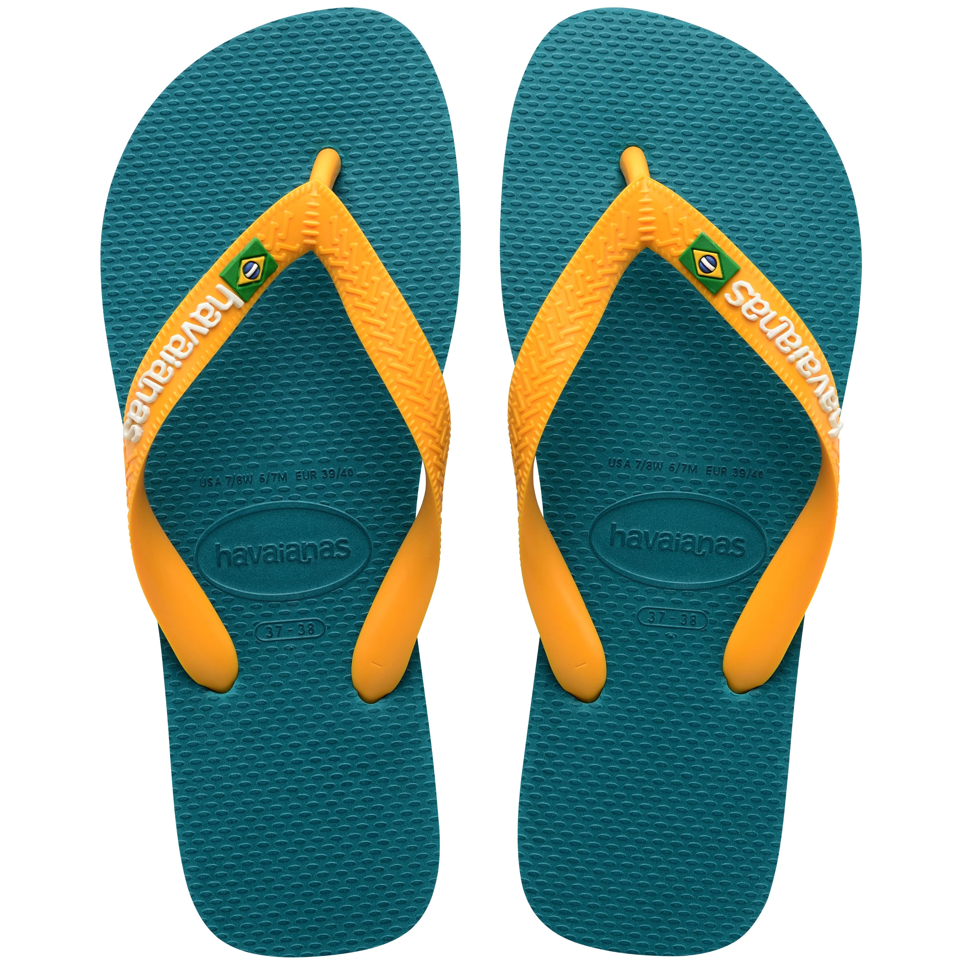 Havaianas Brasil Logo Vibe Green mitchellsmenswear