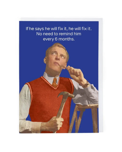Cath Tate Cards LRF2111 He Will Fix It
