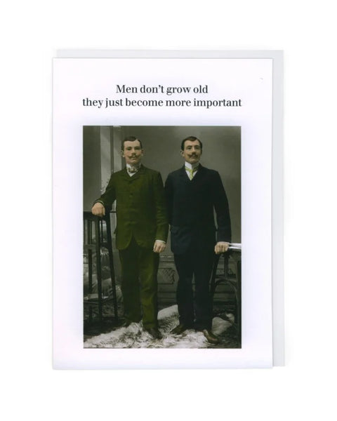 Cath Tate Cards CTF5679 Men Don't Grow Old