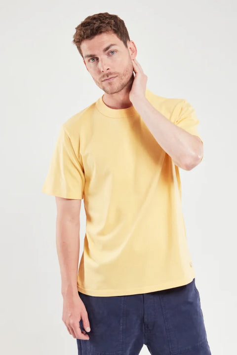 Armor Lux 72000 Heritage T Shirt In Yellow