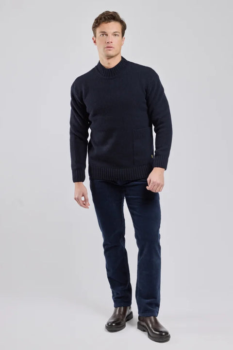Armor Lux 75917 High neck Sweater In Navire