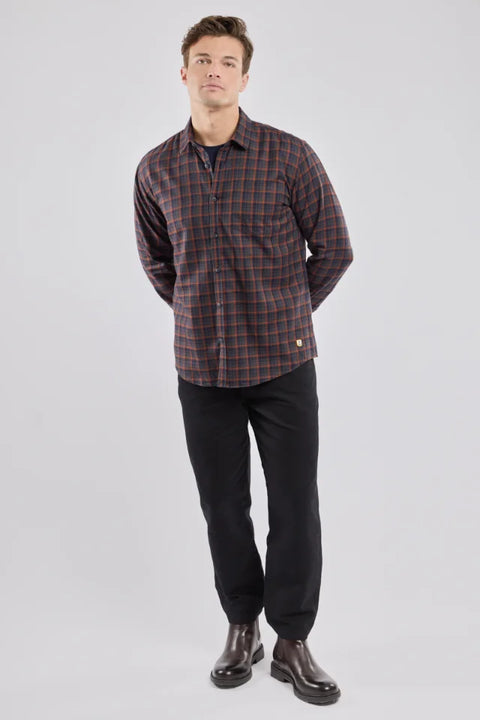 Armor Lux 76457 Shirt LS Soft In Carreaux Ketchup