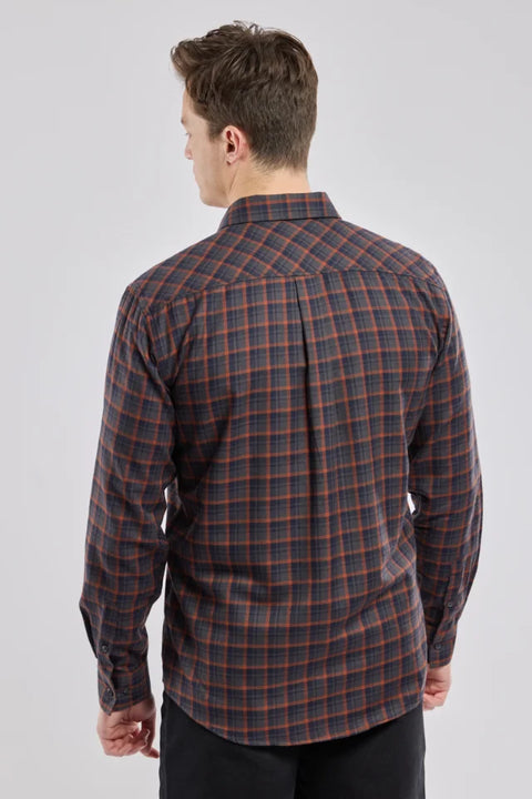 Armor Lux 76457 Shirt LS Soft In Carreaux Ketchup