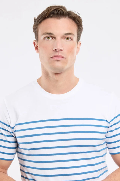 Armor Lux 76827 ''Etel'' Sailor Shirt In Blanc/Dark Blue