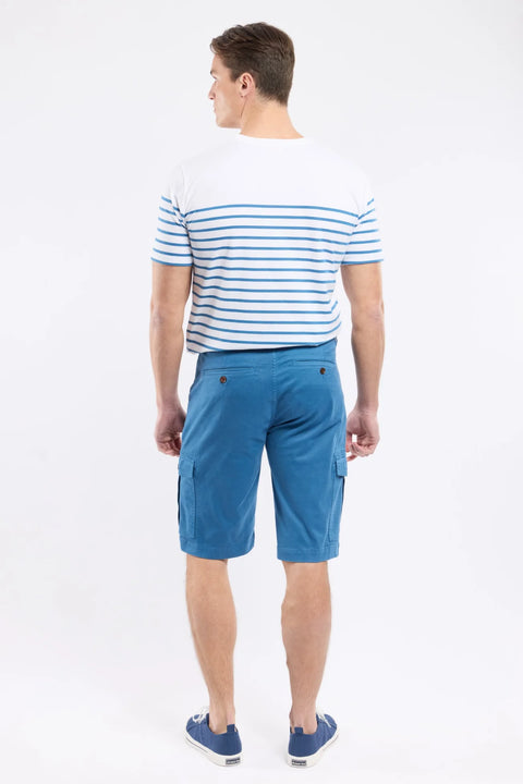 Armor Lux 76827 ''Etel'' Sailor Shirt In Blanc/Dark Blue