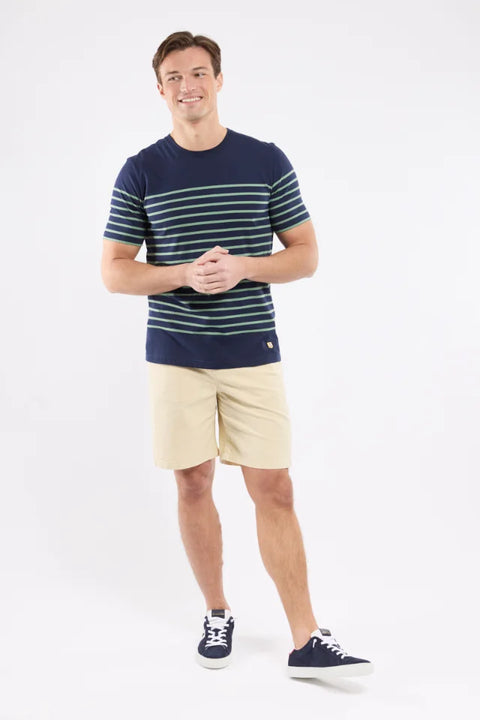 Armor Lux 76827 ''Etel'' Sailor Shirt In Marine Deep/Ivy