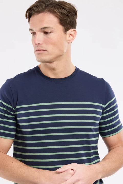 Armor Lux 76827 ''Etel'' Sailor Shirt In Marine Deep/Ivy