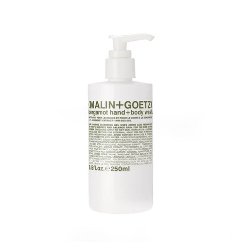 Malin+Goetz HW-204-250 Bergamot Hand + Body Wash 8.5oz/250ml