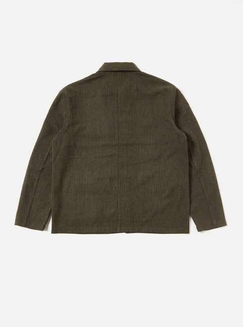 Universal Works 31529 Utility Jacket In Black/Olive