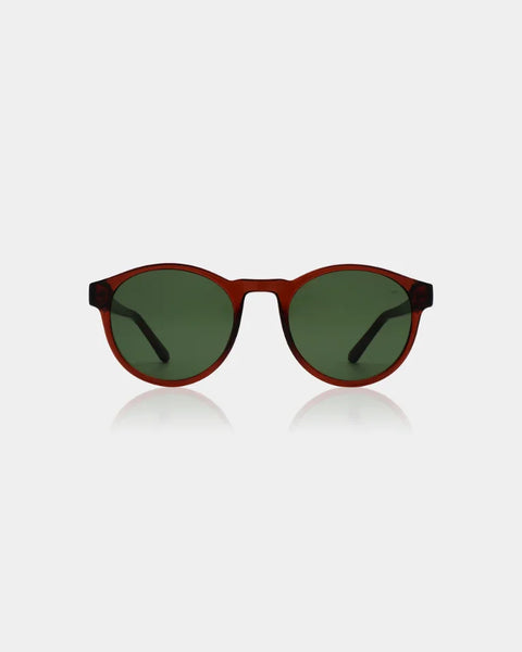 A Kjaerbede Marvin Sunglasses In Brown Transparent