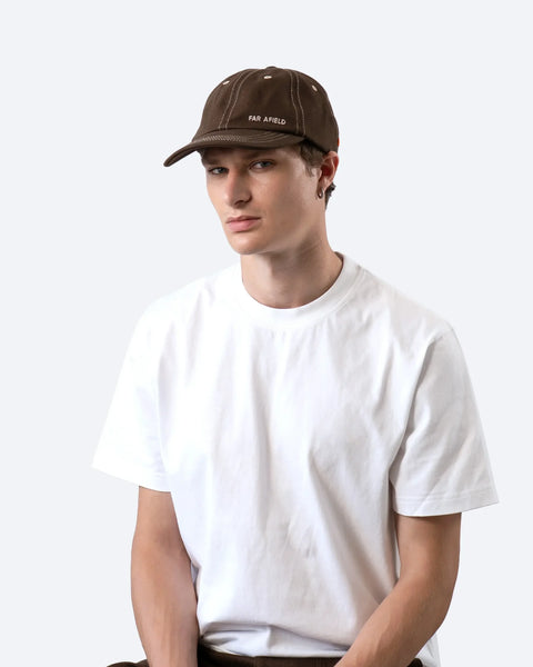Far Afield AFHT137 Carlos Cap-Logo In Brown
