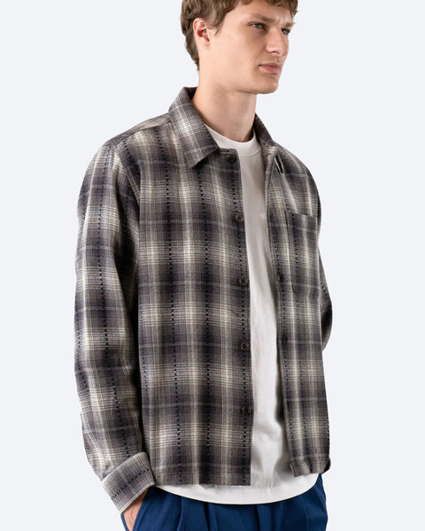 Far Afield AFS1048 Busey Shirt - Kali In Dark Grey