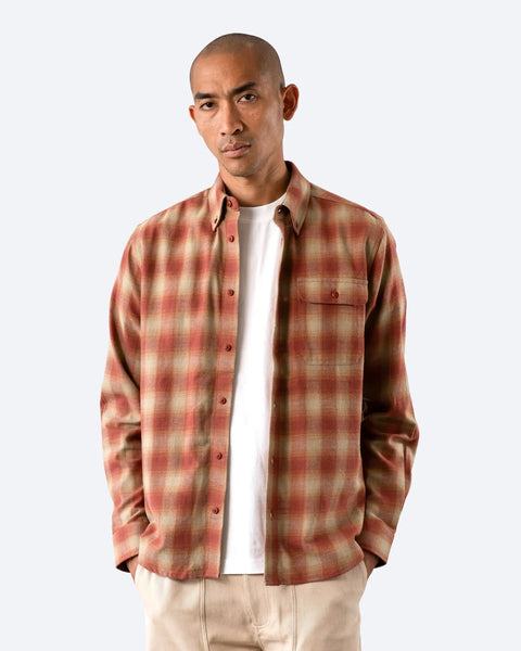 Far Afield AFS1051 Larry Shirt - Mustang In Light Brown