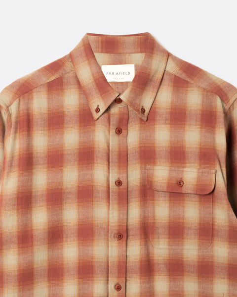Far Afield AFS1051 Larry Shirt - Mustang In Light Brown