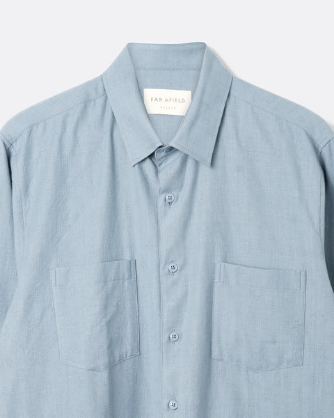 Far Afield AFS1054 Classic Shirt - Folk Man In Light Blue