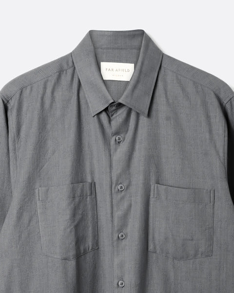 Far Afield AFS1055 Classic Shirt - Folk Man In Light Grey