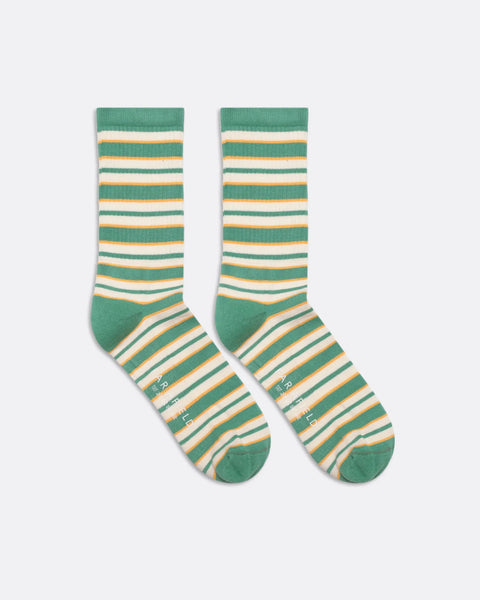 Far Afield AFSK211 Ribbed Stripe In Frosty Green - Multi