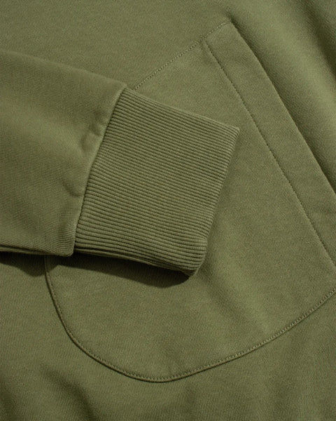 Far Afield AFSWFUND04 Funnel Neck Sweatshirt In Green