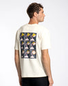 Far Afield AFTS262 Graphic Short Sleeved T-Shirt In Lamp In Snow White