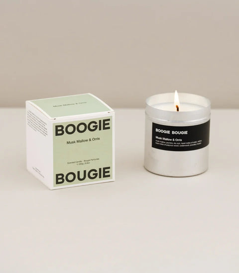 Boogie Bougie Scented Candle Musk Mallow & Orris 250g