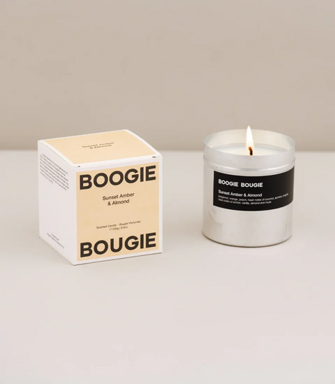 Boogie Bougie Scented Candle Sunset & Amber 250g