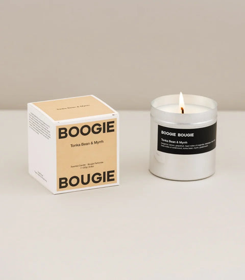 Boogie Bougie Scented Candle Tonka Bean & Myrrh 250g