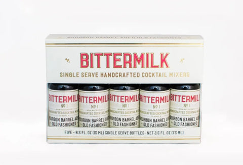 Bittermilk BITT01-SS-5 Pack- Single Serve No.1Bourbon Barrel Aged Old Fashioned Mixer
