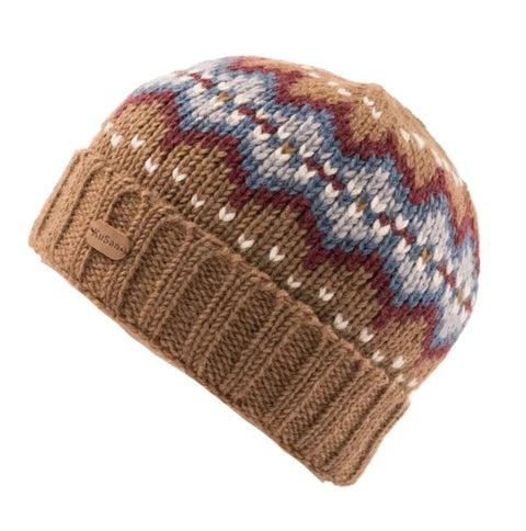 Kusan PK2501 Beanie Turn Up Hat Toffee
