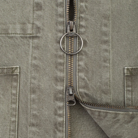 Dubbleware Dwm2602-0801 Zip Rider Chore Jacket-Olive Night