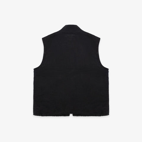 Dubbleware Dwm2502-0802 Cavva Fleece Vest - Washed Black