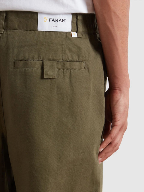 Farah F4BFF056 Hawtin Full Length C In Olive Green